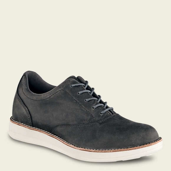 WORX By Red Wing Womens Zinc Oxford Steel Toe Safety Work Shoes In Gray Size 10